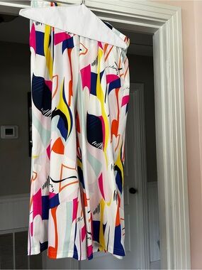 Wide Leg Printed Palazzo Pants in Multi-Color